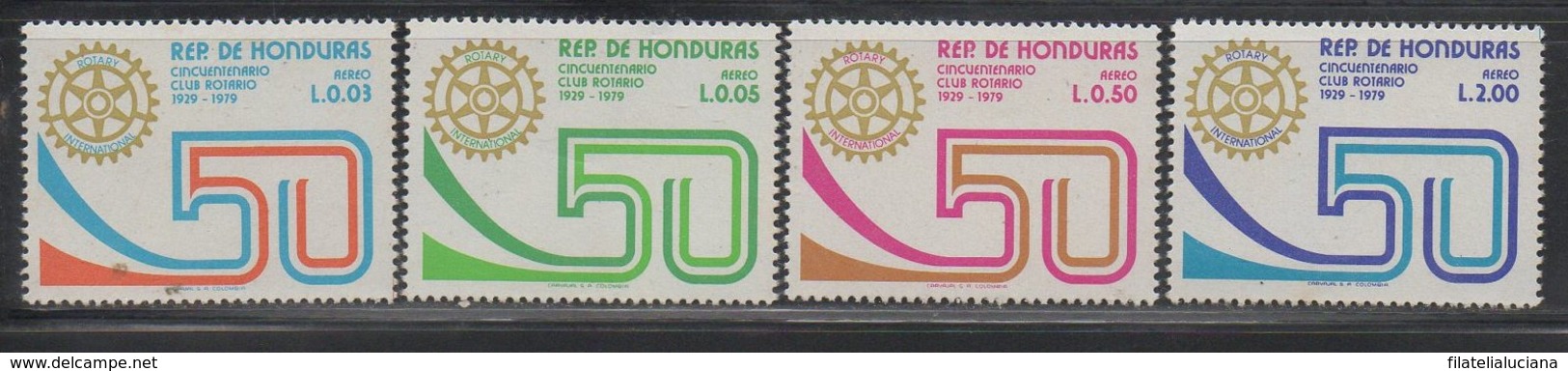 Honduras 1979 Issue MNH Full Set Scott C672-C675 Rotary 50 Anniversary - Honduras