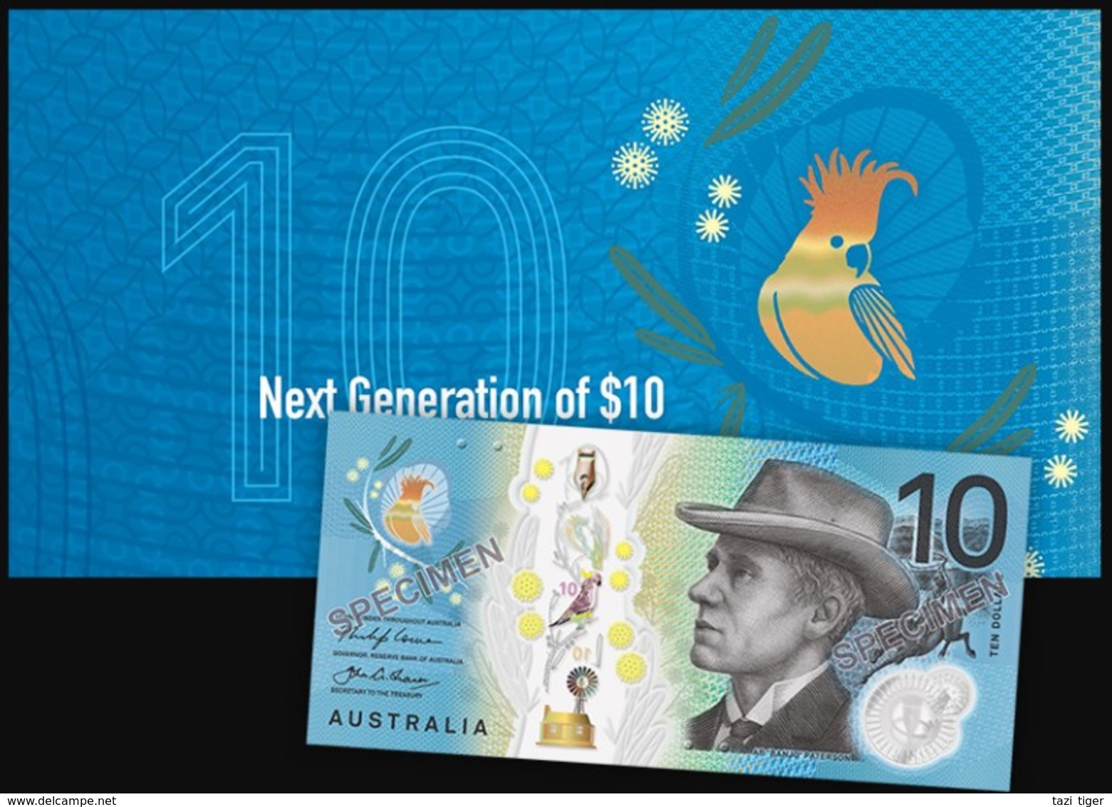 AUSTRALIA • 2017 • RBA Folder • $10 Next Generation • Uncirculated - 2005-... (polymeerbiljetten)