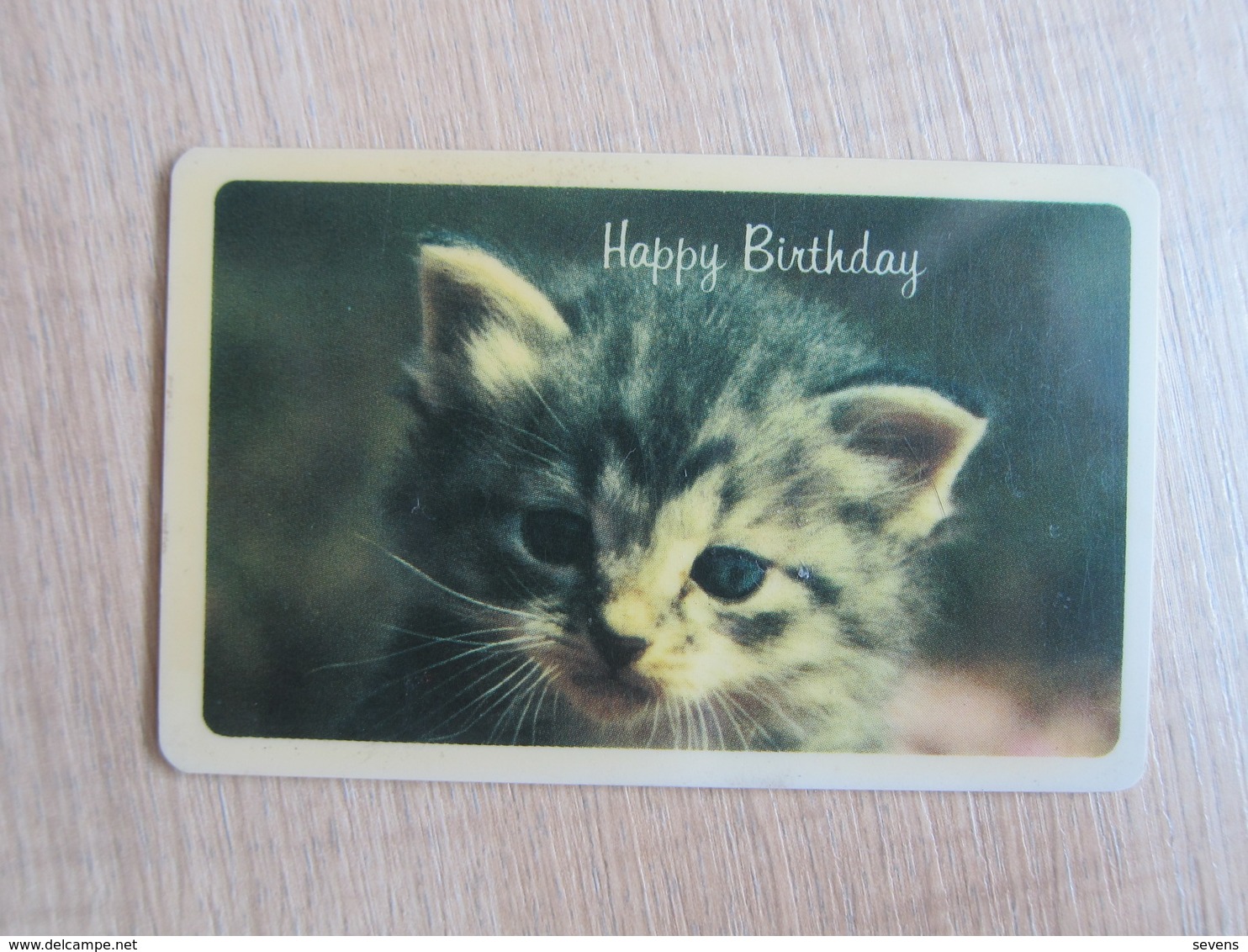 Top Ten Collecting Card, Cat,happy Birthday - Other & Unclassified