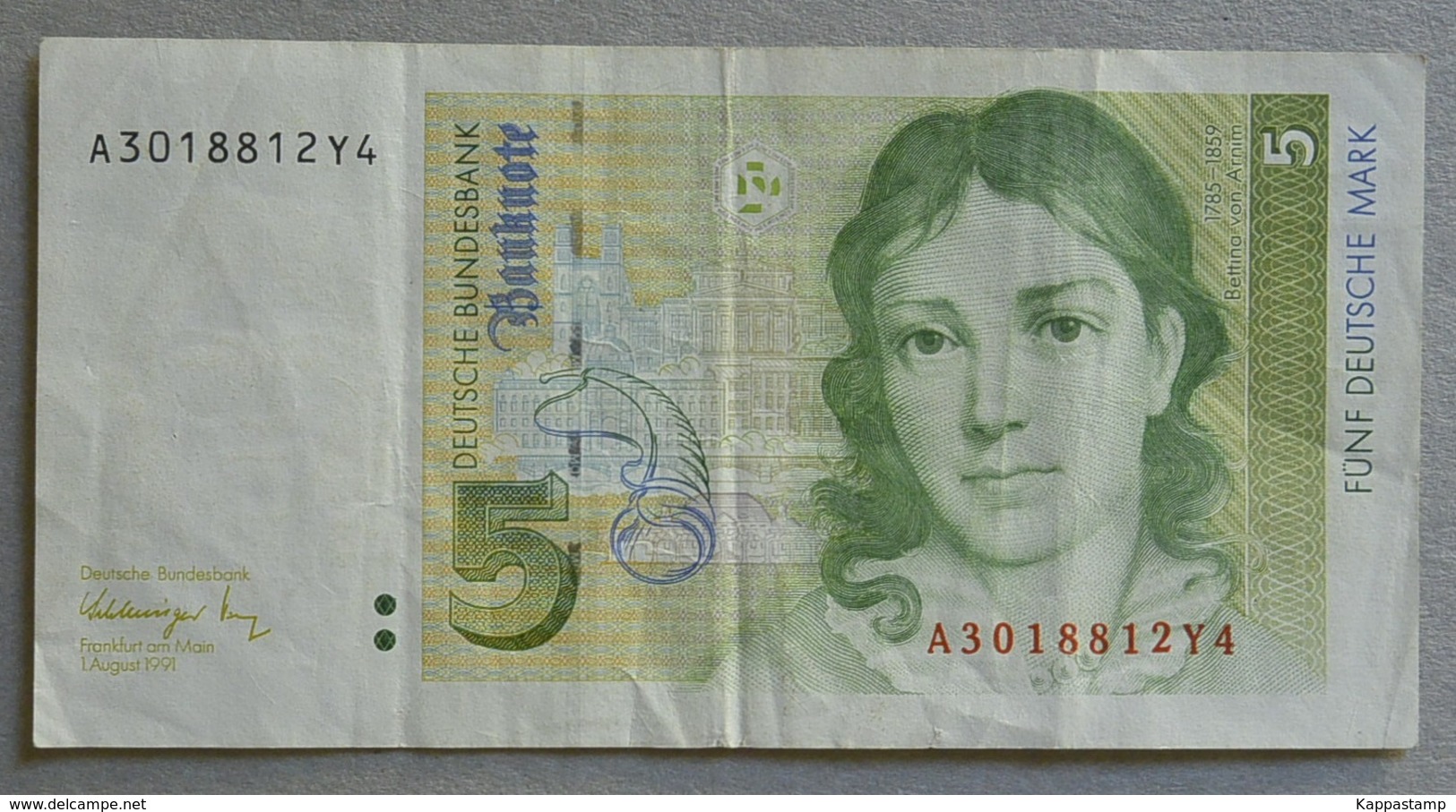 5 Marchi 1991 - 5 Deutsche Mark