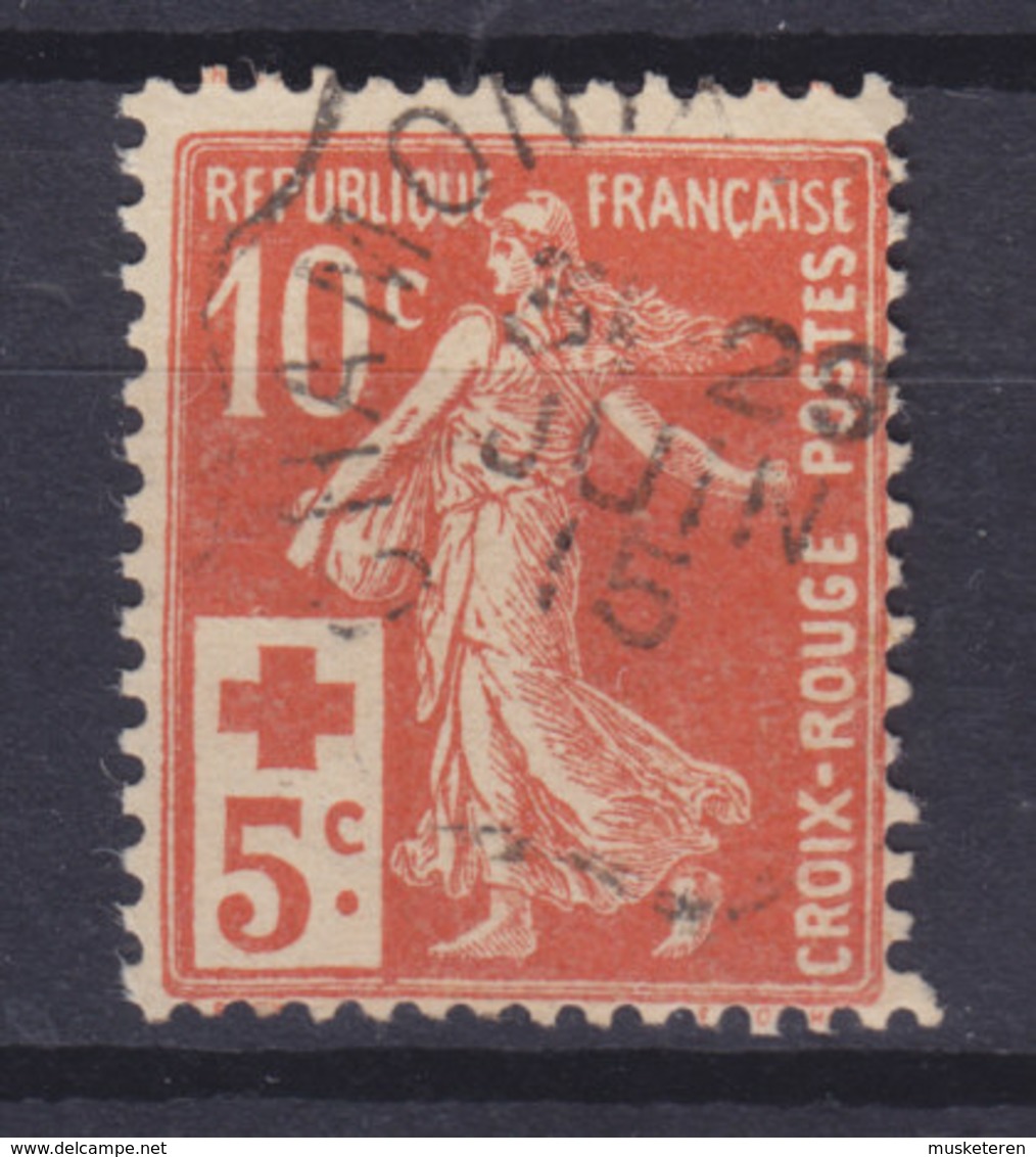 France 1914 Mi. 126   10c. + 5c. Semeuse Red Cross Rotes Kreuz Croix Rouge - 1906-38 Säerin, Untergrund Glatt