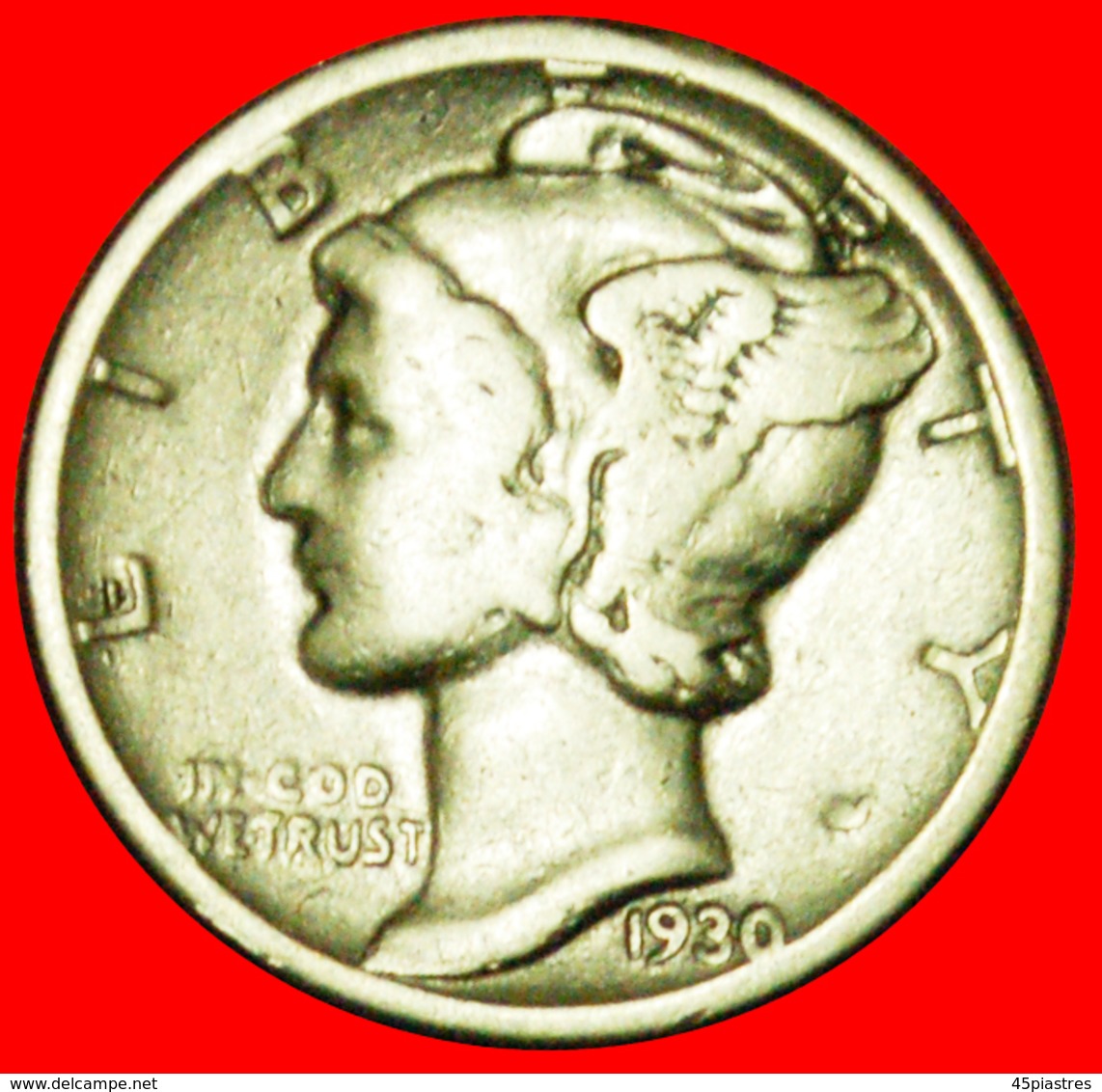 + MERCURY (1916-1945): USA  10 CENTS 1930 SILVER! LOW START  NO RESERVE! - 1916-1945: Mercury