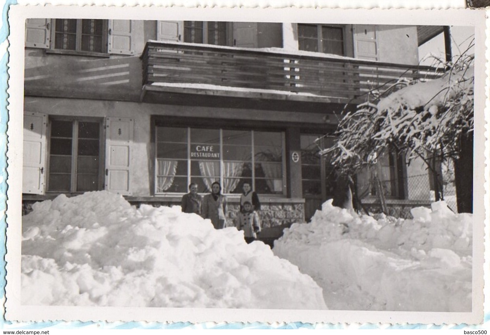 GERARDMER - Carte Photo Privée RESTAURANT "LA ROCHOTTE" Animée - Gerardmer