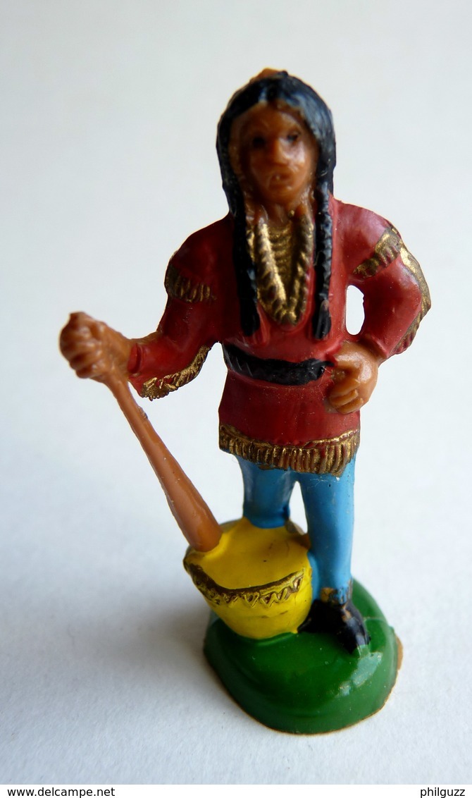 FIGURINE CLAIRET -  FIGURINE CLAIRET INDIEN Ind3 10 FILETTE PILANT 1 Incomplet Manque Plume - Militaires