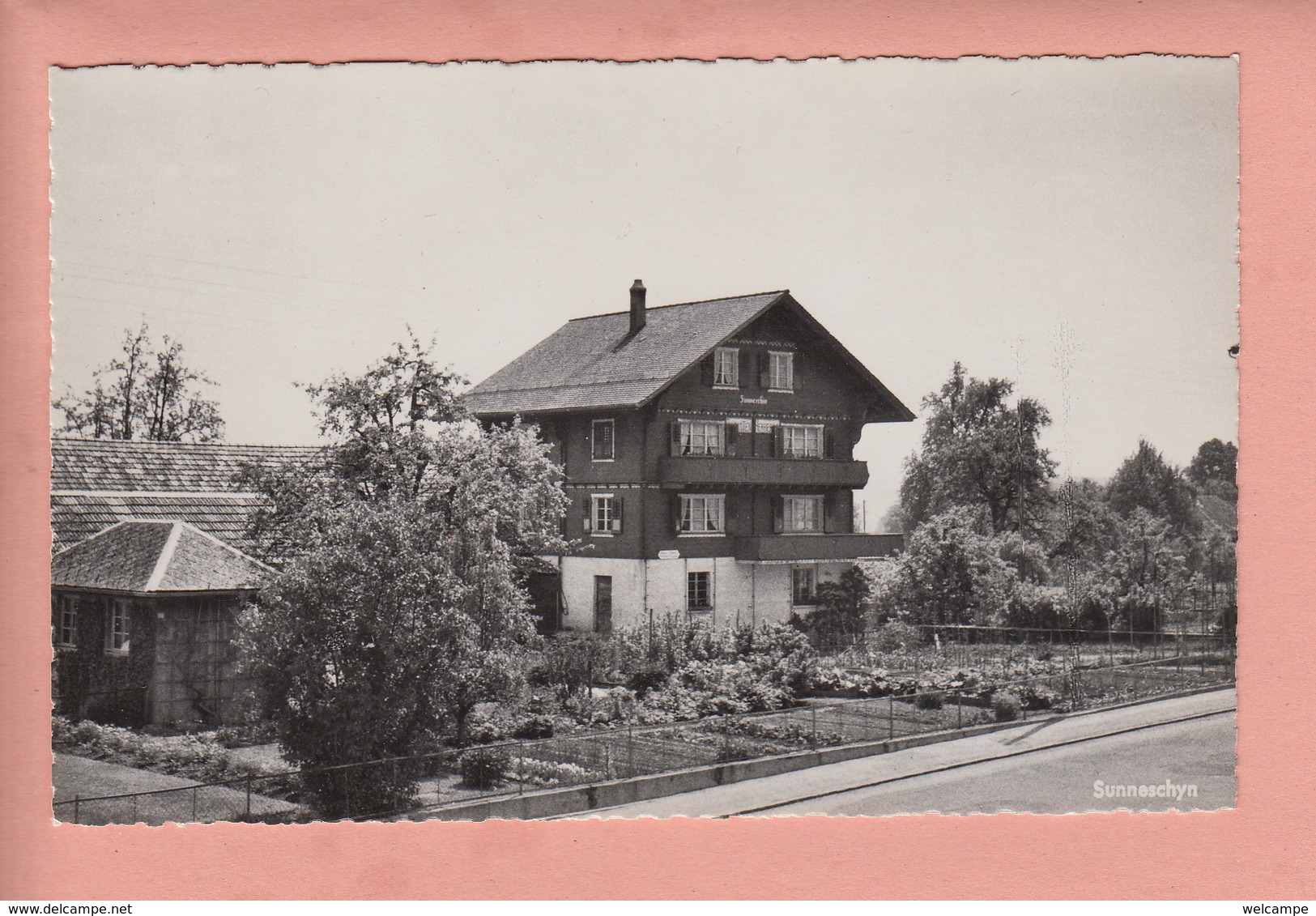 OUDE POSTKAART ZWITSERLAND - SCHWEIZ -  HERBERG  FAM. METZ - NEUENKIRCH B. LUZERN - Lucerna