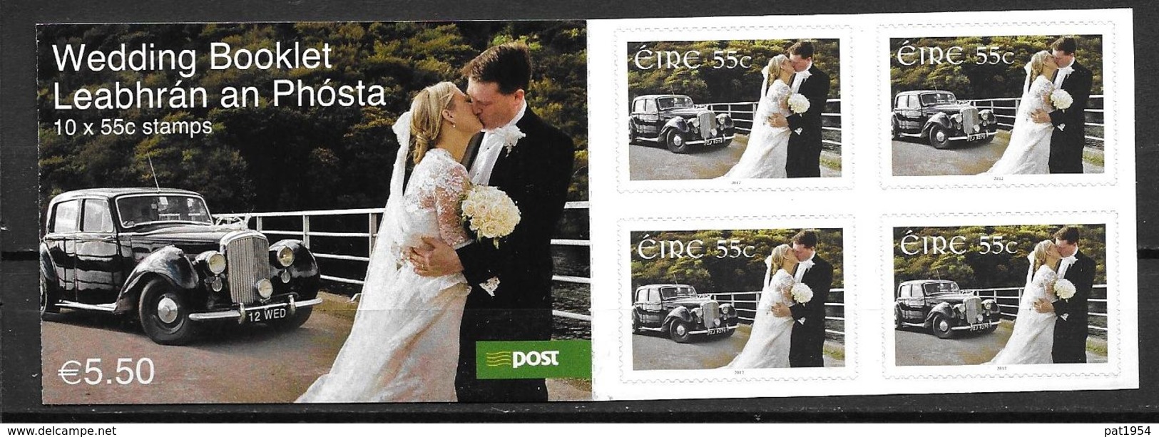 Irlande 2012 Carnet N°C2002  Neuf ** Timbres Pour Mariage - Carnets