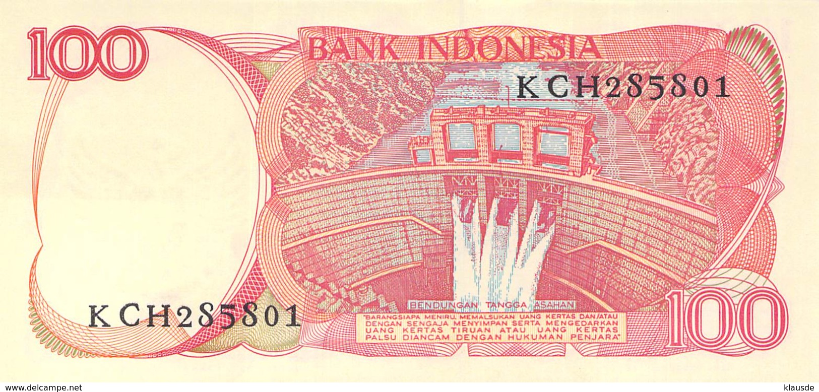 100 Rupiah  Indionesien UNC 1984 - Indonesien