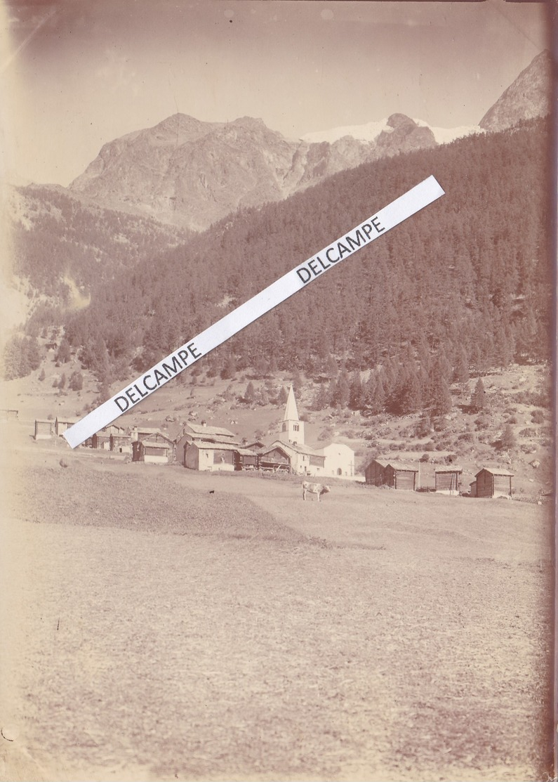 SUISSE  RANDA 1903 - Photo Originale De La Vue Générale - Lieux