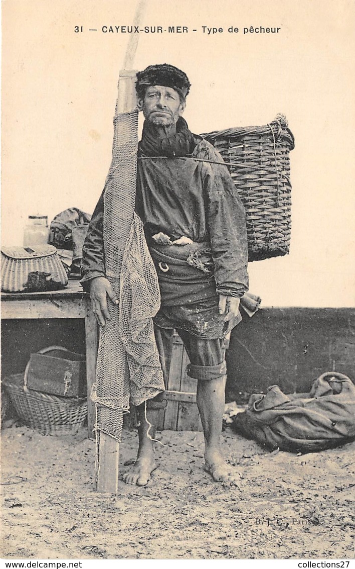 80-CAYEUX-SUR-MER- TYPE DE PÊCHEUR - Cayeux Sur Mer