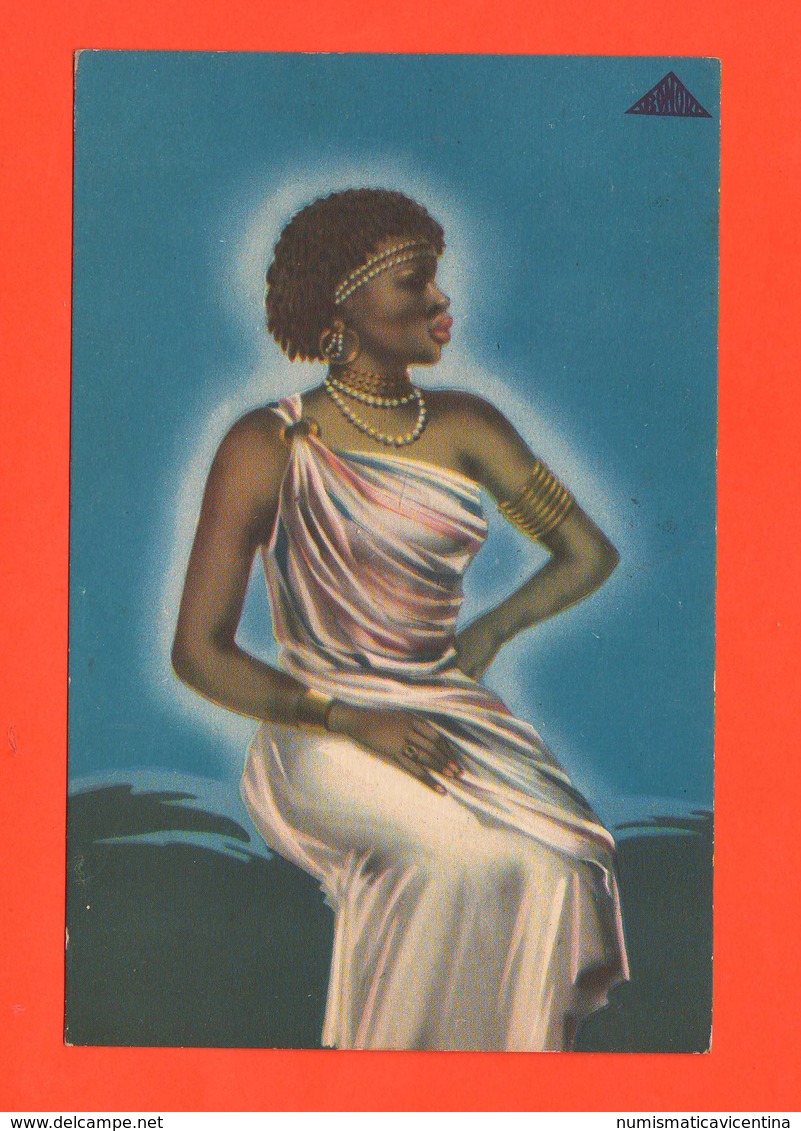 Donna Etiope AOI Cpa Viaggiata 1937 Woman Femme D'Afrique - Africa