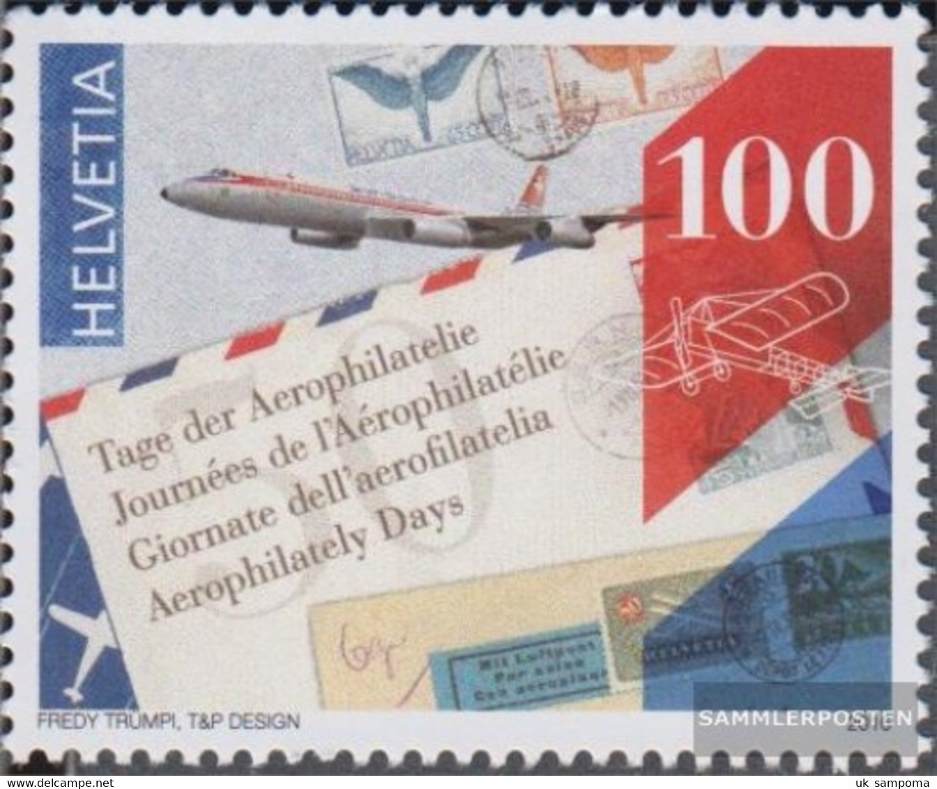 Switzerland 2459 (complete Issue) Unmounted Mint / Never Hinged 2016 Aerophilatelie - Convair CV-990 - Unused Stamps