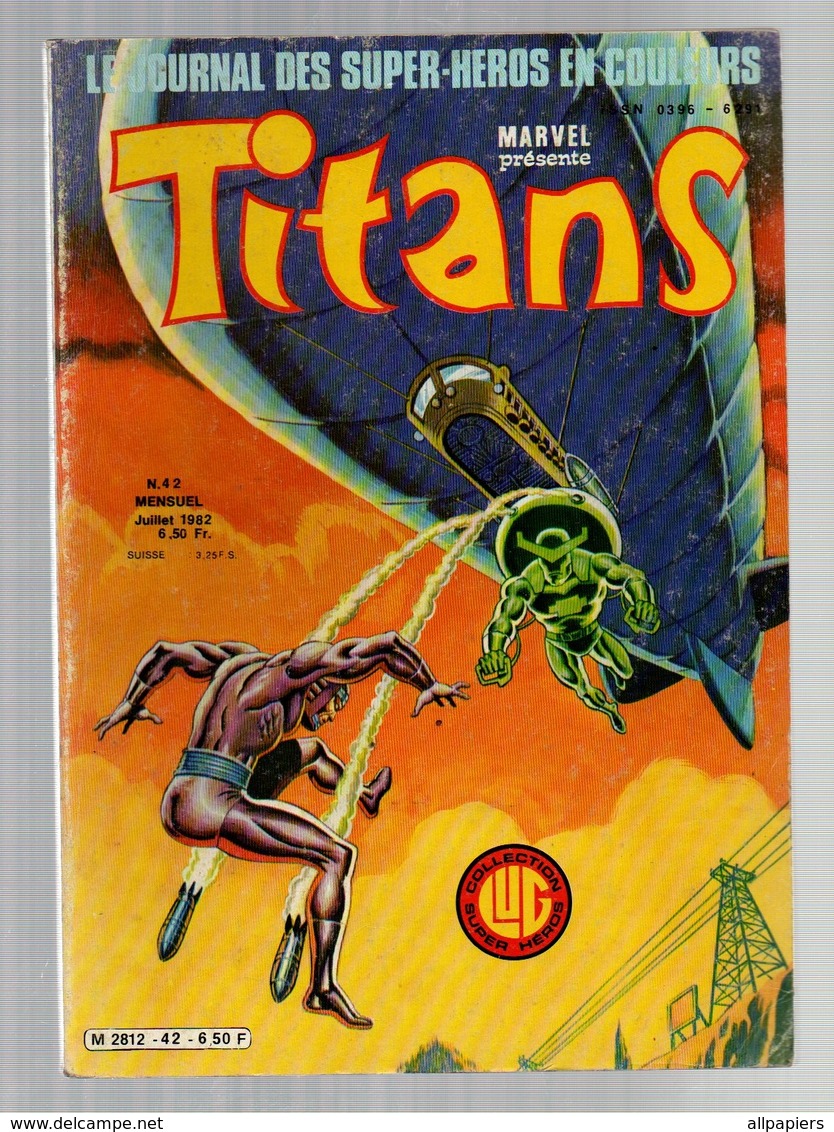 Titans N°42 La Guerre Des étoiles - Machine-Man - Mikros - Dazzler - Les Cosmos Les Nébuleuses De 1982 - Titans