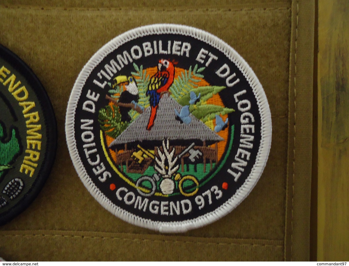 Rare écusson GENDARMERIE GUYANE - Police & Gendarmerie