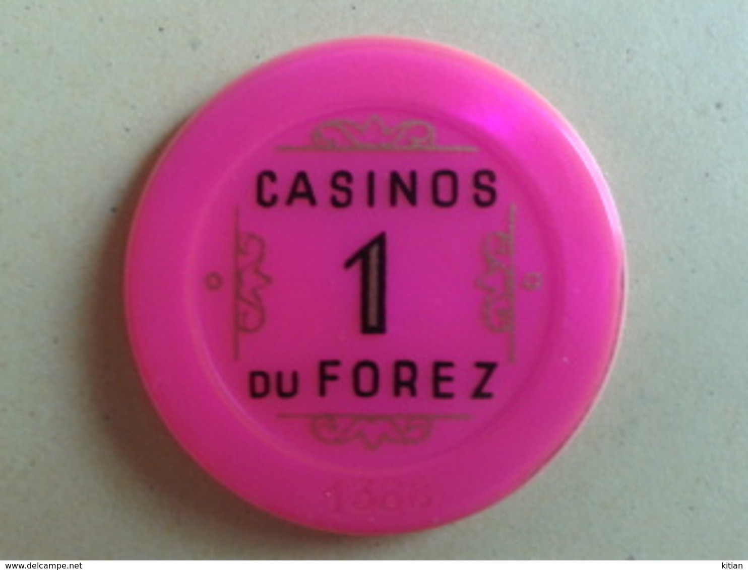 Jeton De 1. CASINOS DU FOREZ. N° De Série 1388 - Casino