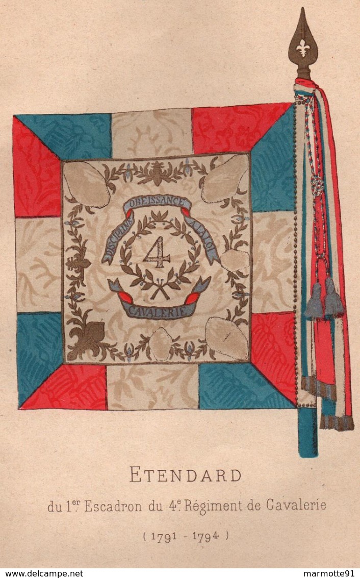 NOS ETENDARDS DE CAVALERIE 1791 A 1794 PAR O. HOLLANDER  ARMEE REVOLUTION FRANCAISE - Drapeaux