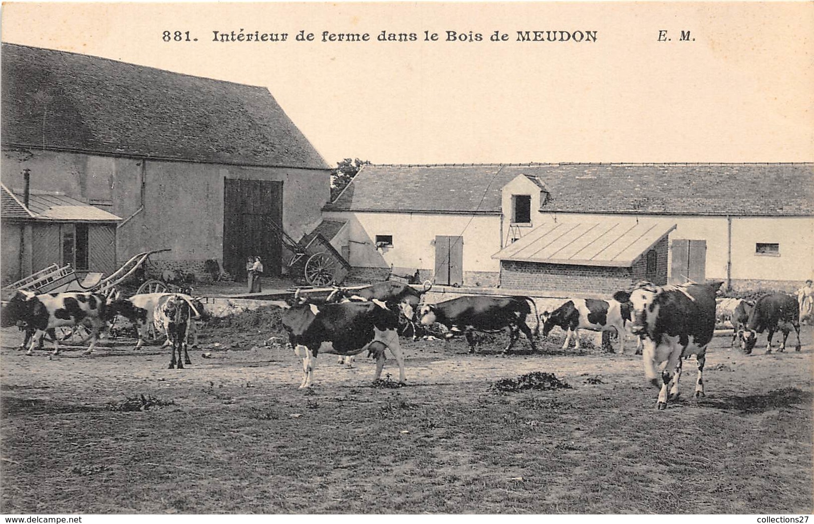 92-MEUDON- INTERIEUR DE FERME DANS LE BOIS DE MEUDON - Meudon