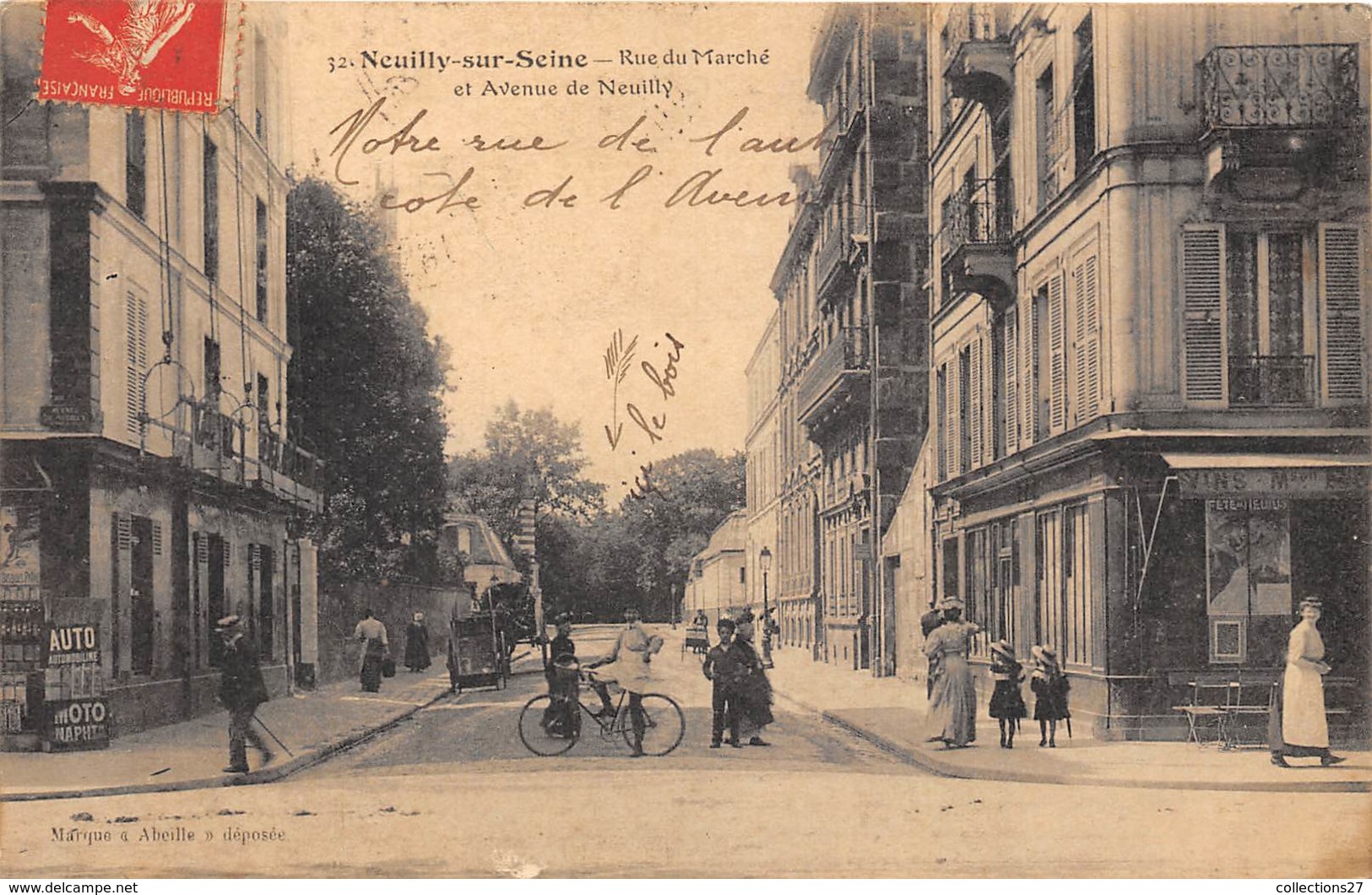 92-NEUILLY- RUE DU MARCHE ET AVENUE DE NEUILLY - Neuilly Sur Seine