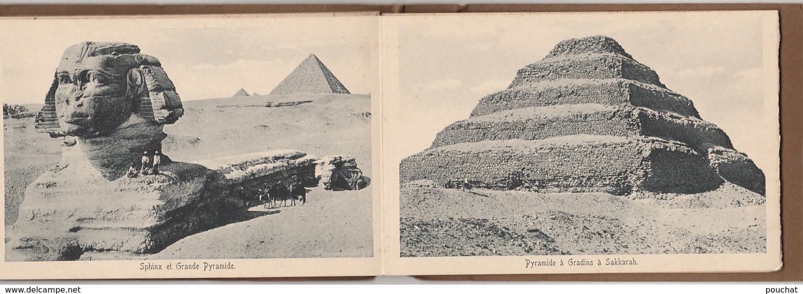 SOUVENIR DU CAIRE - CARNET COMPLET DE 10 CPA - EDITEUR F. DIEMER - (FELIX MARSCHNER SUCC.) - (TOUS LES SCANS) - Cairo