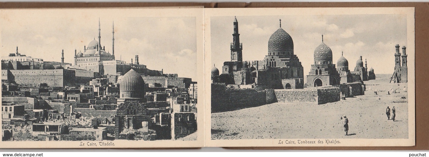 SOUVENIR DU CAIRE - CARNET COMPLET DE 10 CPA - EDITEUR F. DIEMER - (FELIX MARSCHNER SUCC.) - (TOUS LES SCANS)