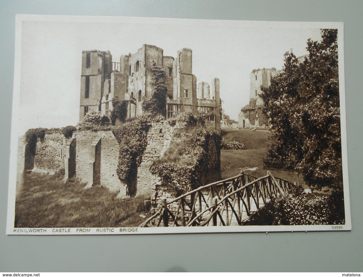 ANGLETERRE WARWICKSHIRE KENILWORTH FROM RUSTIC BRIDGE - Autres & Non Classés