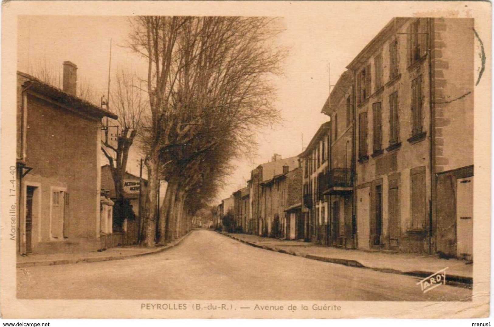 P112 - PEYROLLES - Avenue De La Guérite - Peyrolles