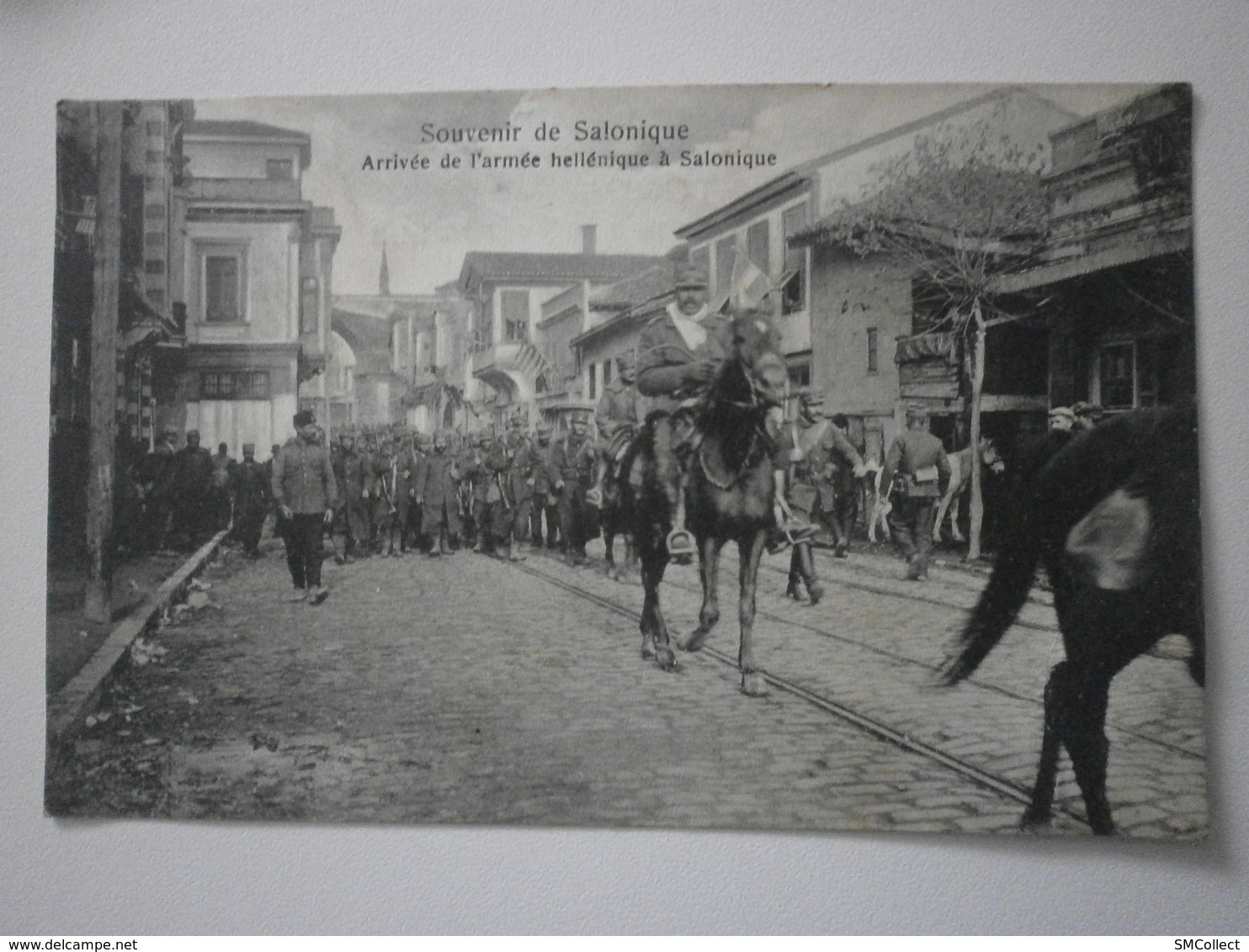 Grèce. Souvenir De Salonique, Arrivée De L'armée Hellénique à Salonique. Rare ... (3533) - Griechenland