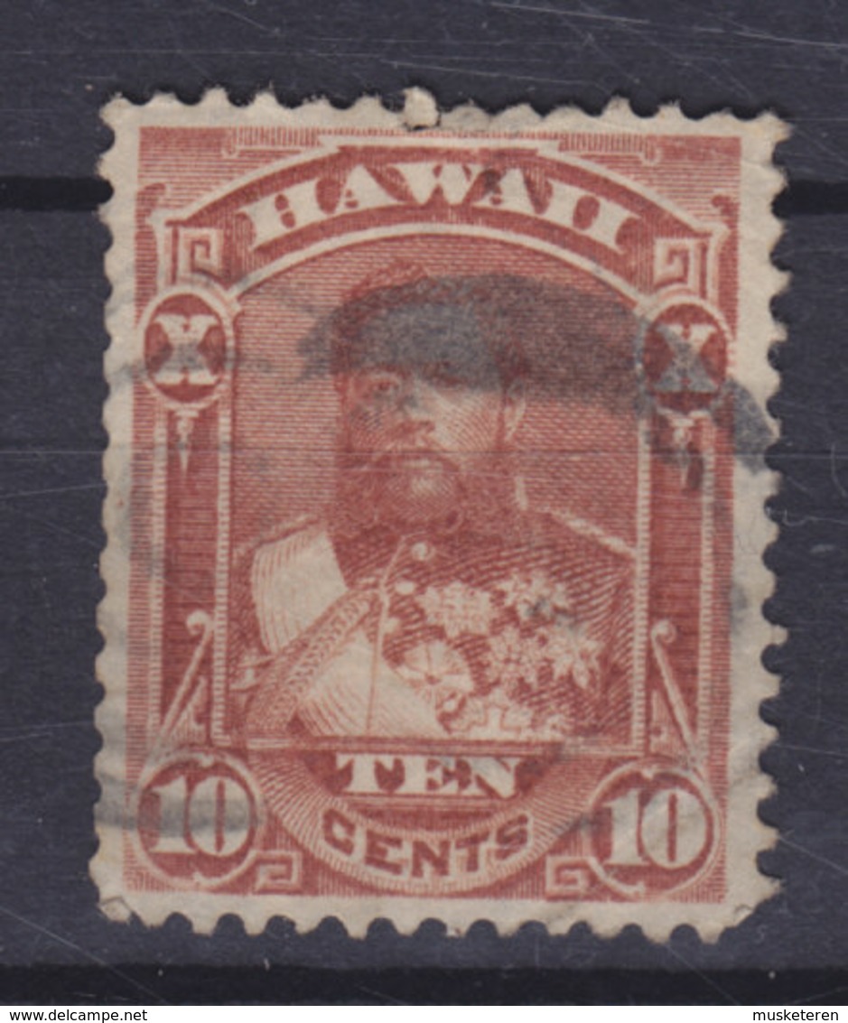 Hawaii 1883 Mi. 30    10c. King König Kalakaua - Hawaii