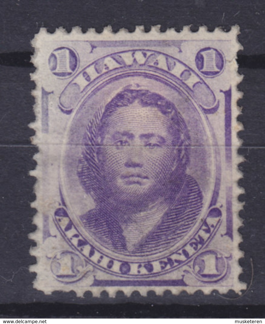 Hawaii 1871 Mi. 19c    1c. Prizessin Victoria Kamamalu MH* - Hawaii