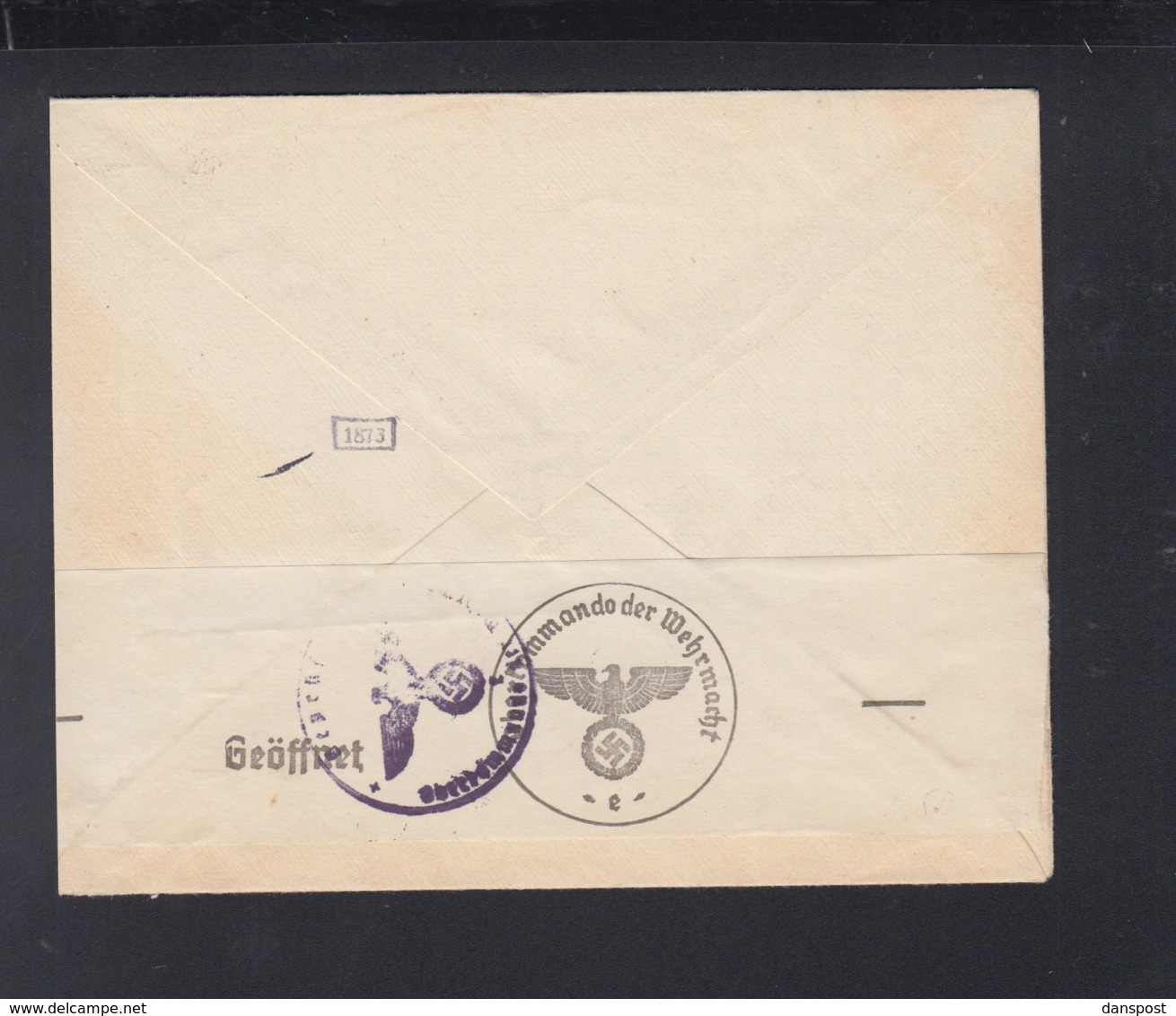 D. Reich Elsass Brief 1941 Gebweiler - Storia Postale