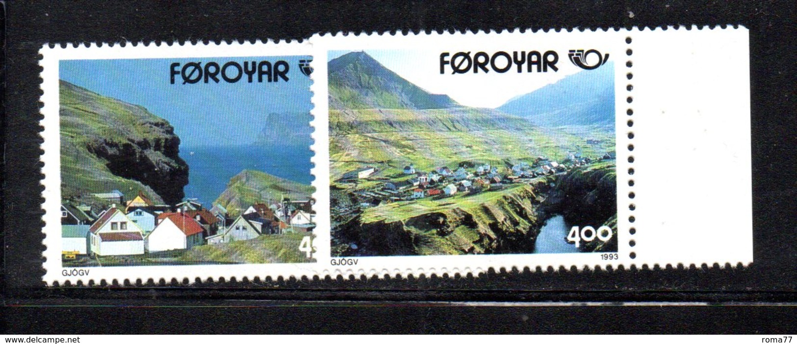 FAEROER FAROER FOROYAR 1993 - La Serie  N. 242/243  ***  MNH    (2380A)  Norden - Isole Faroer