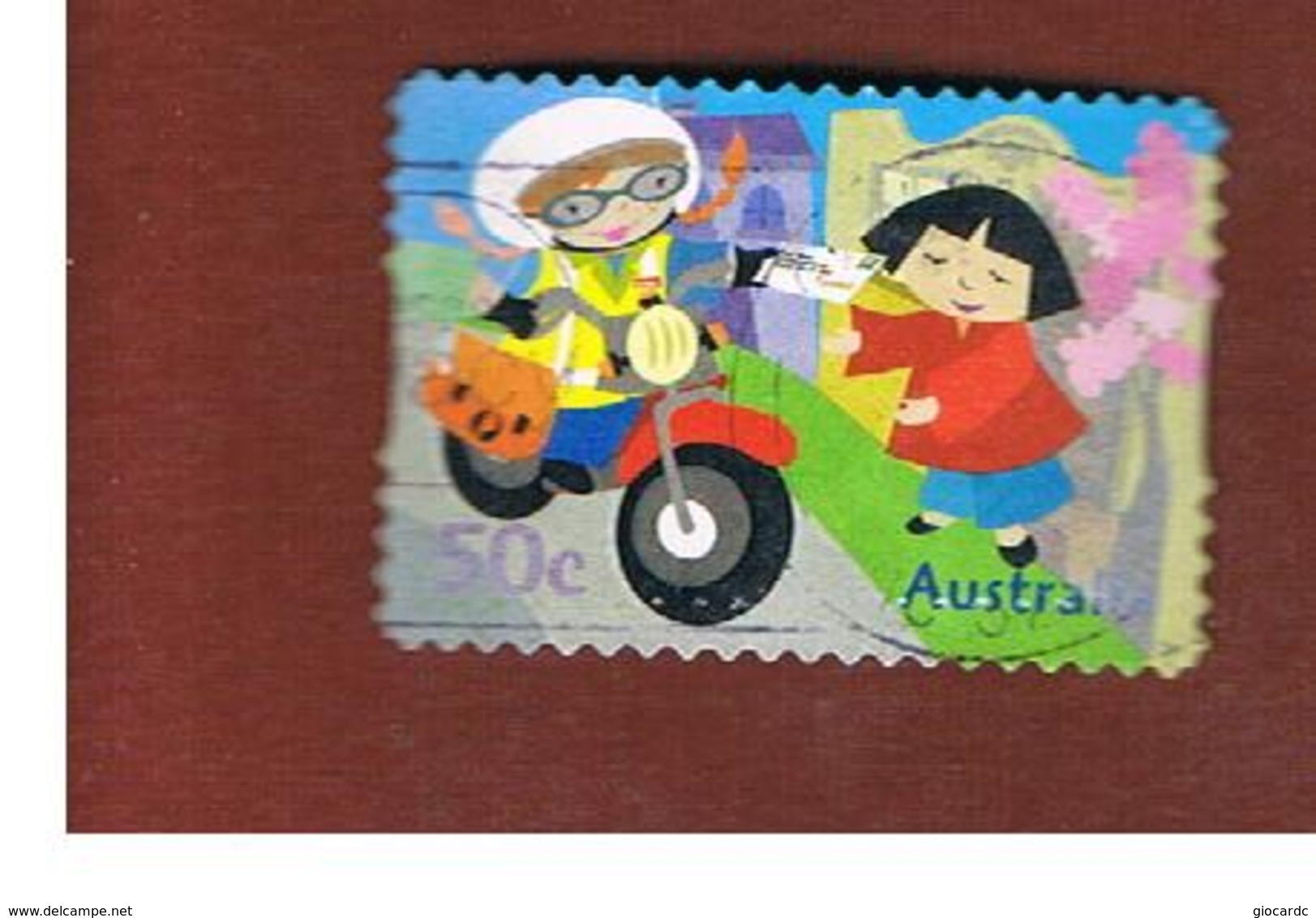 AUSTRALIA  -  SG 2655  - 2006 POSTIE KATE: ON MOTORCYCLE    -   USED - Usati