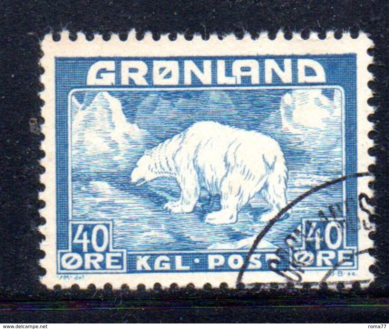 APR119 - GROENLANDIA 1938 , Unificaton. 8  Usato    (2380A) - Färöer Inseln