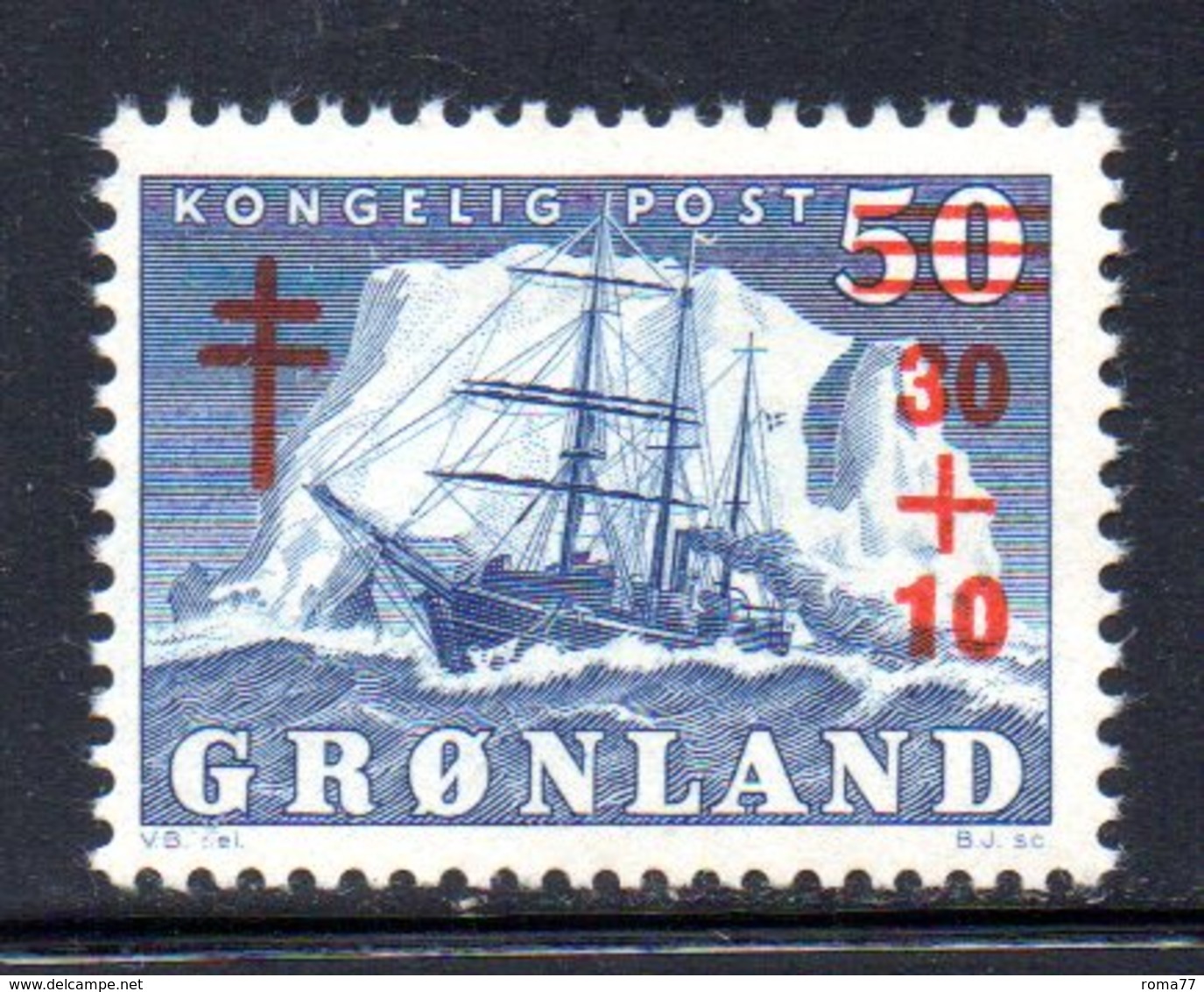 APR129 - GROENLANDIA 1958 , Unificato N. 31  ***    (2380A) - Isole Faroer