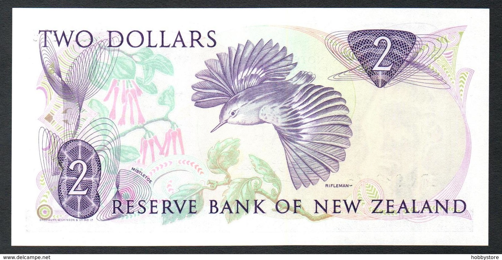 New Zealand 2 Dollars 1989 UNC - New Zealand