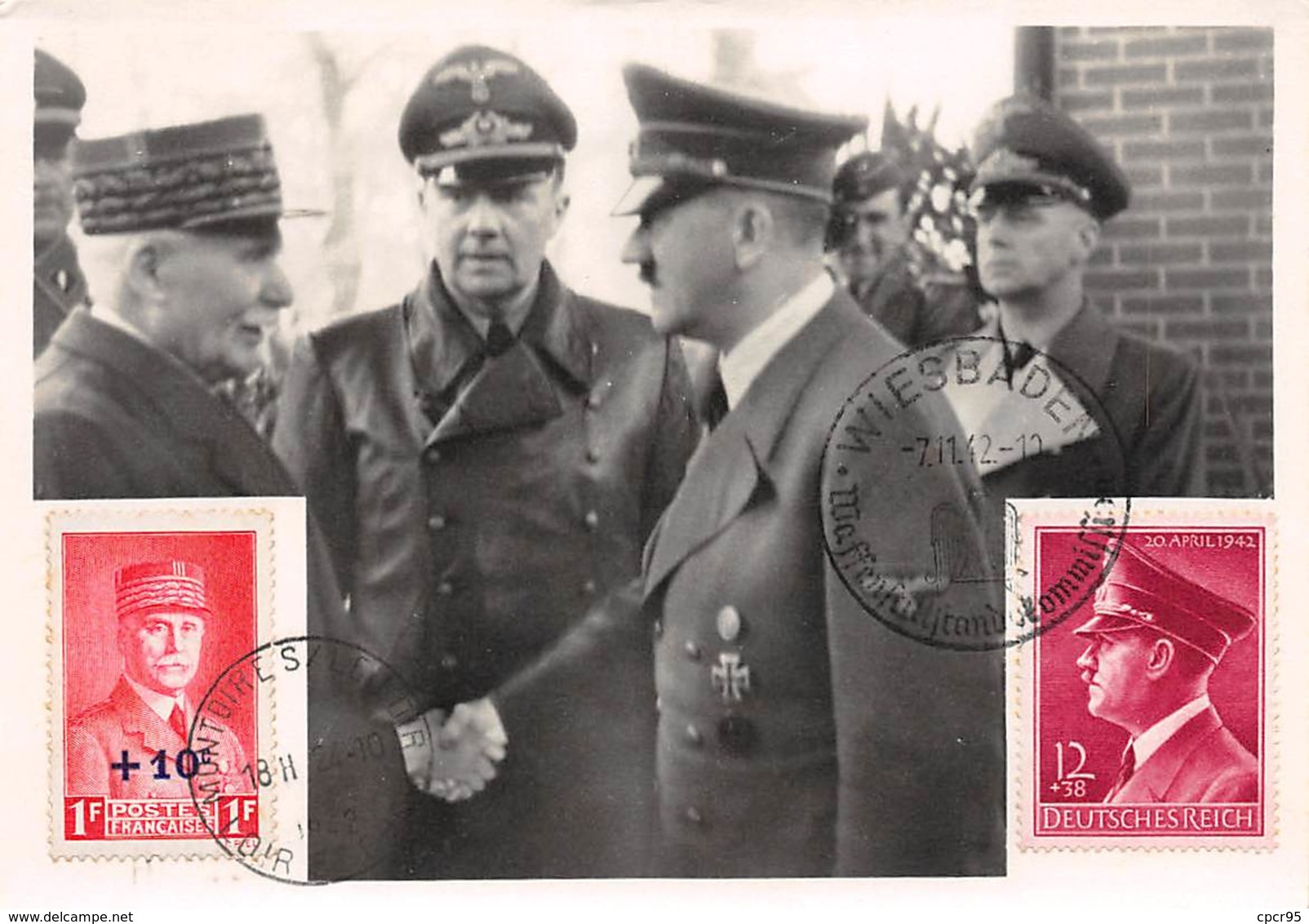 Militaire.n°58073.jehresruckschau.carte Maximum.1942 - Autres & Non Classés