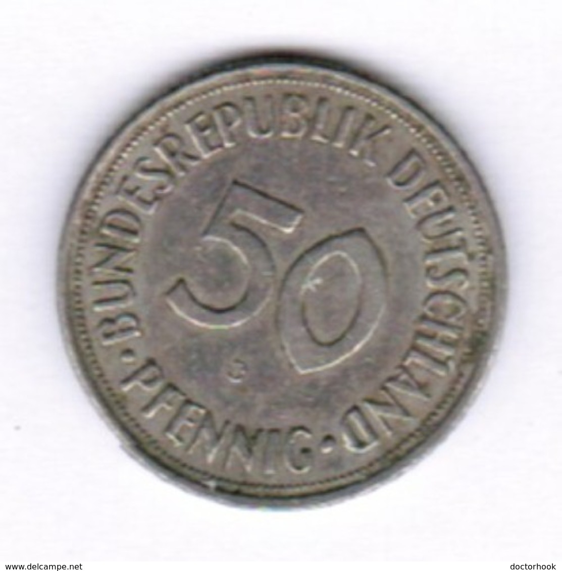 GERMANY  50 PFENNIG 1967 "J" (KM # 109.1) #5293 - 50 Pfennig