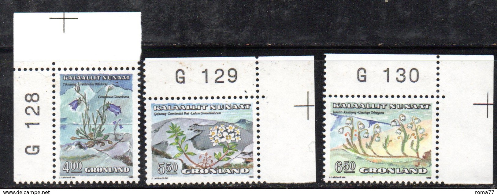 APR318 - GROENLANDIA 1990 , Unificato N. 193/195  ***    (2380A) - Isole Faroer