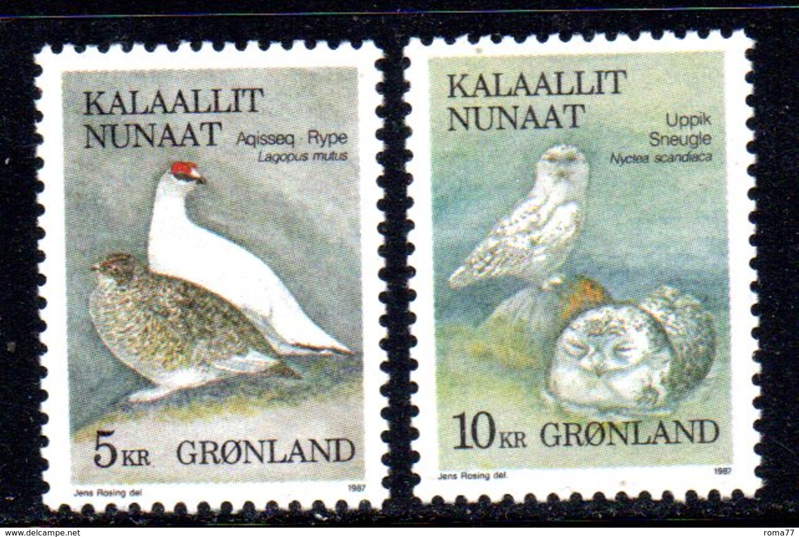 APR467 - GROENLANDIA 1987 , Unificato N. 164/165  ***    (2380A) - Isole Faroer