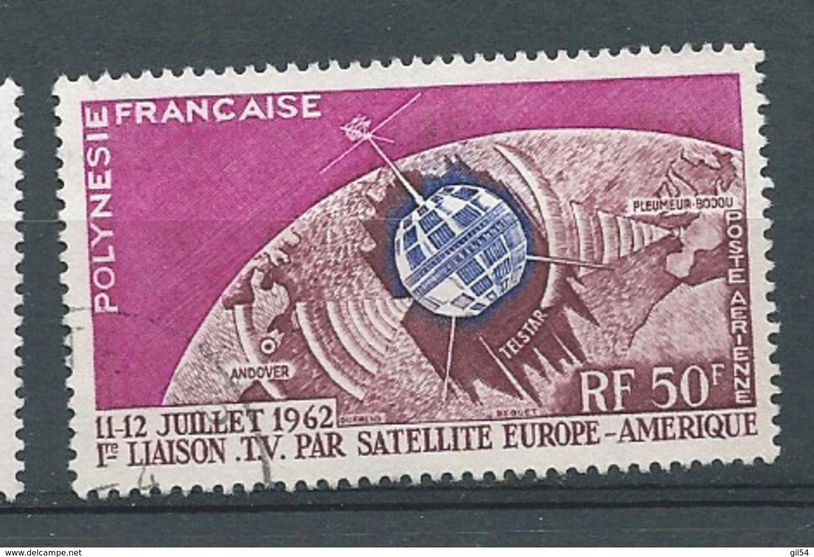 Polynésie Française  - Aerien -  Yvert N° 6 Oblitéré  -   Po 62803 - Oblitérés