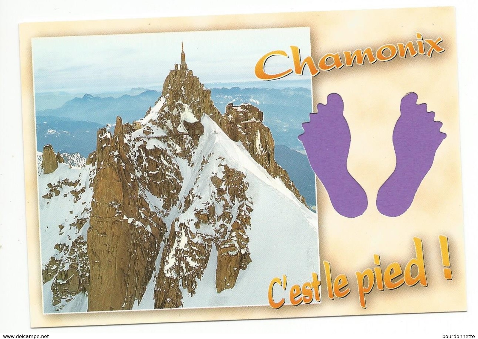 74 - Carte à Trou,CHAMONIX (pied) - Chamonix-Mont-Blanc