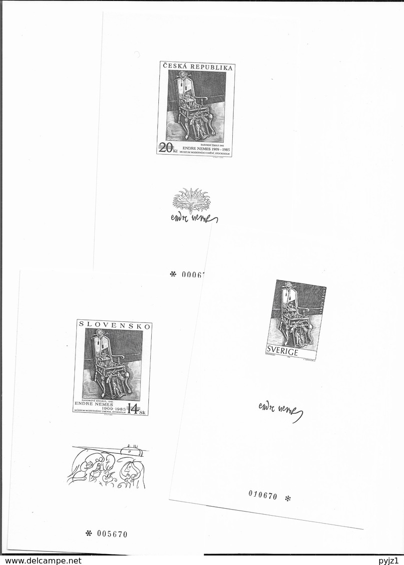 1996 MNH  Ceska Republika Special Block, Joint Issue - Blocks & Sheetlets