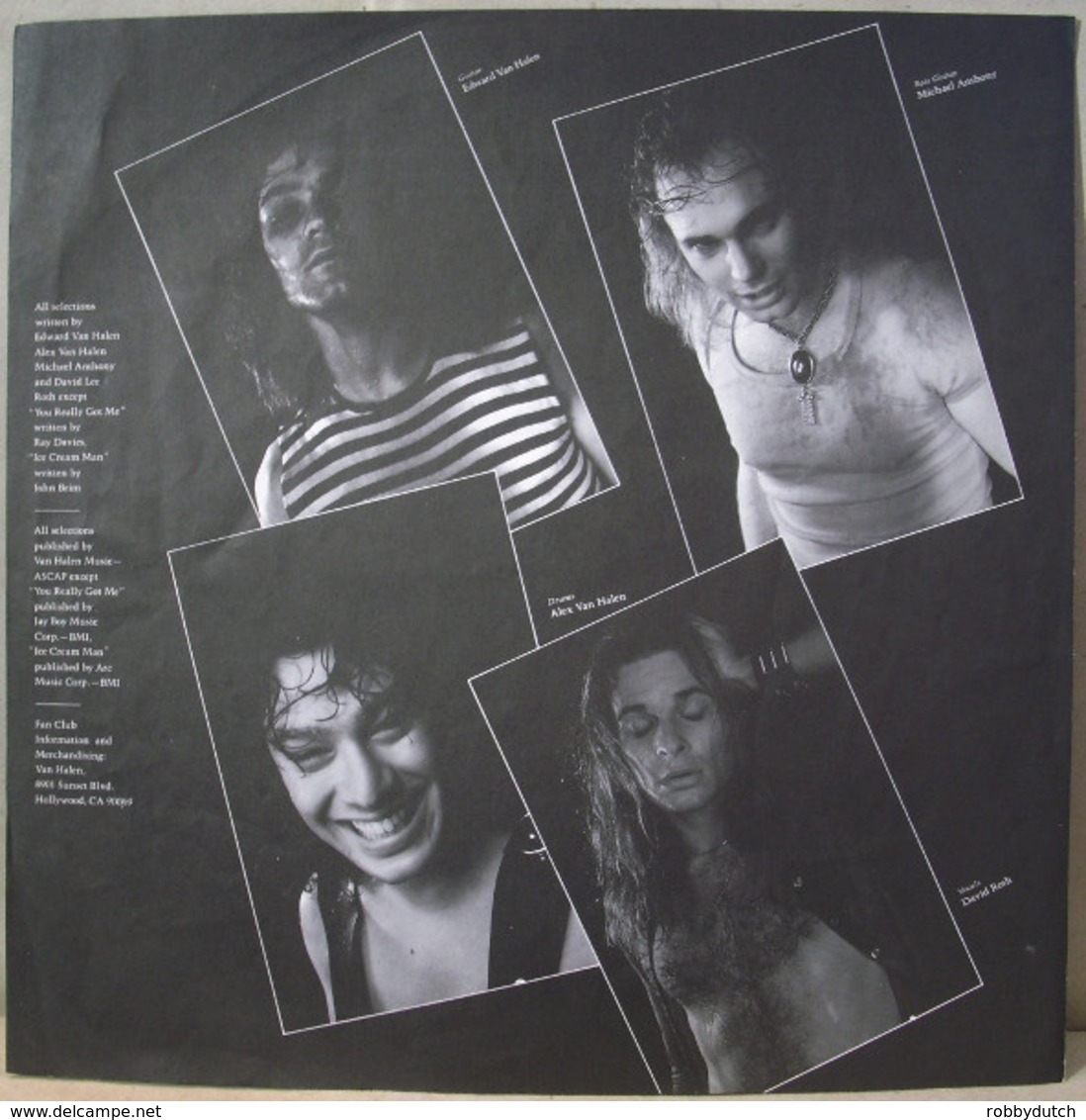 * LP *  VAN HALEN - SAME (Germany 1978) - Hard Rock En Metal