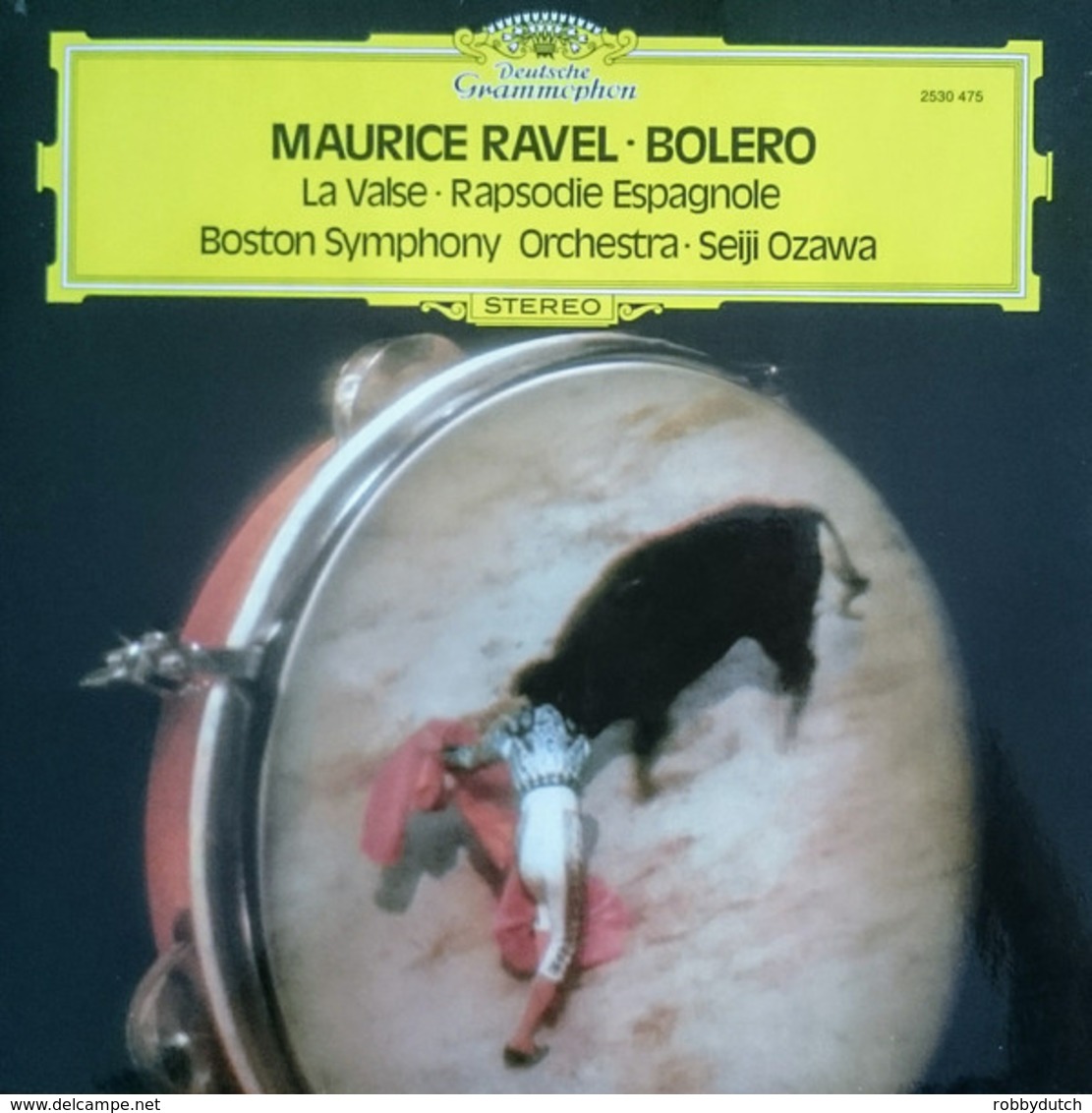 * LP *  MAURICE RAVEL - BOLERO / RAPSODIE ESPAGNOLE - BOSTON SYMPHONY ORCHESTRA / OZAWA - Klassiekers