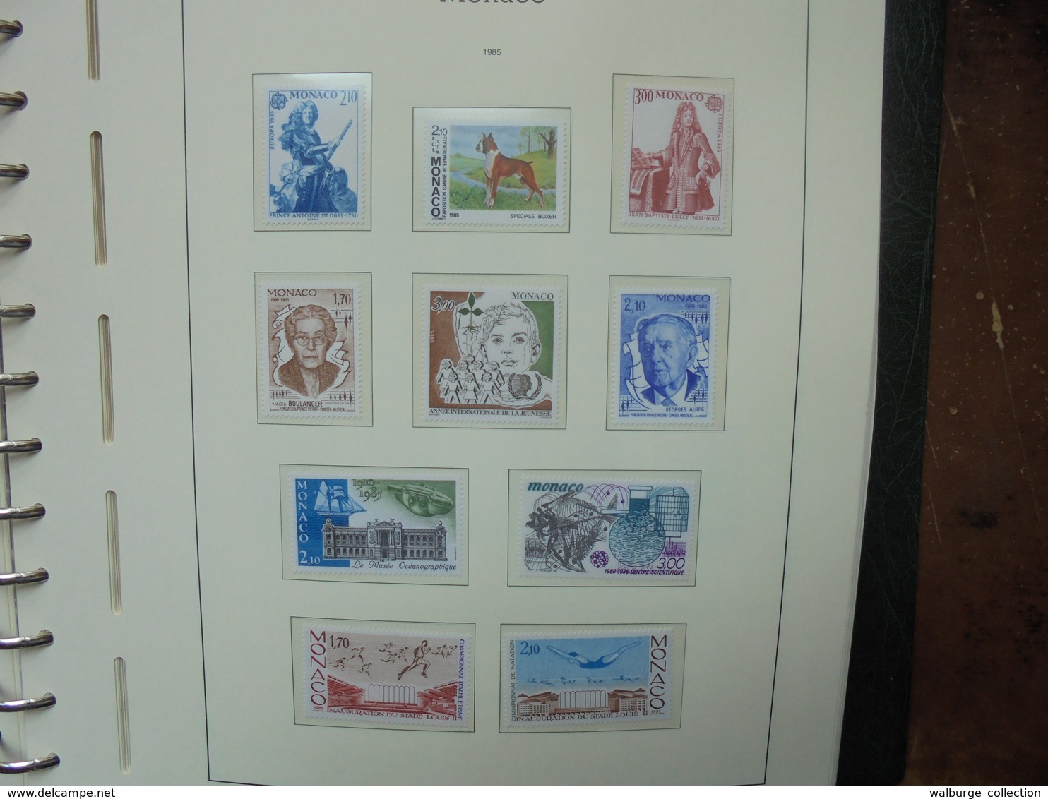MONACO 1985-2000 NEUFS MNH** SUPERBE ALBUM "LEUCHTURM" (2482) 3 KILOS 300 - Unused Stamps