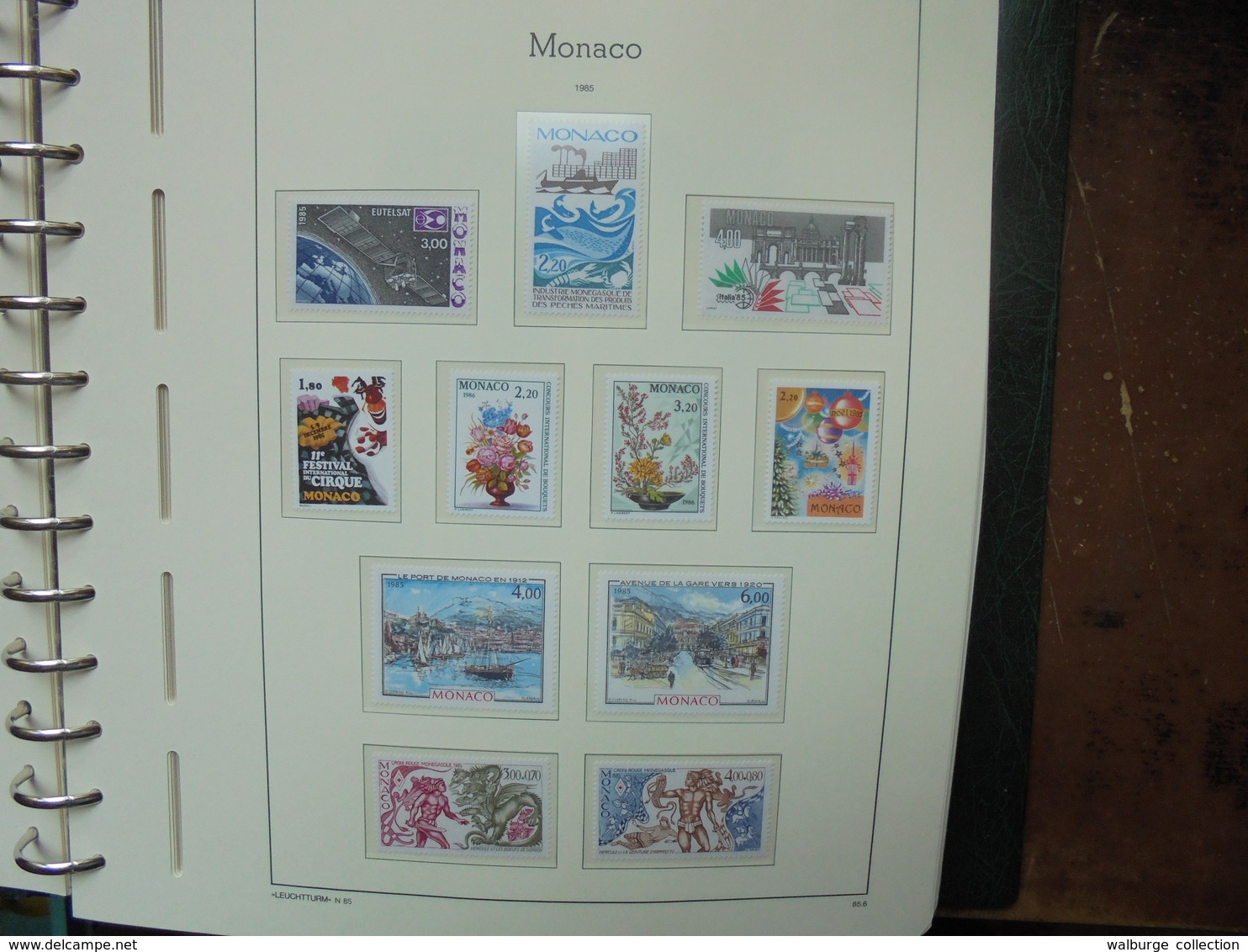 MONACO 1985-2000 NEUFS MNH** SUPERBE ALBUM "LEUCHTURM" (2482) 3 KILOS 300 - Unused Stamps