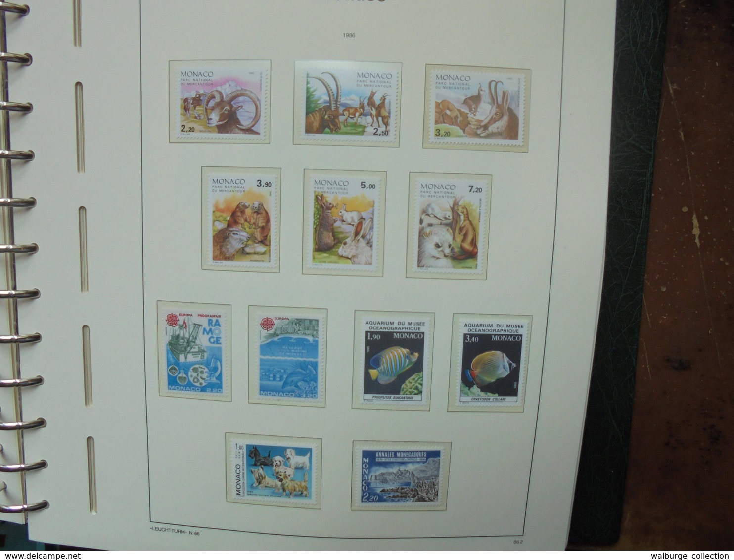 MONACO 1985-2000 NEUFS MNH** SUPERBE ALBUM "LEUCHTURM" (2482) 3 KILOS 300