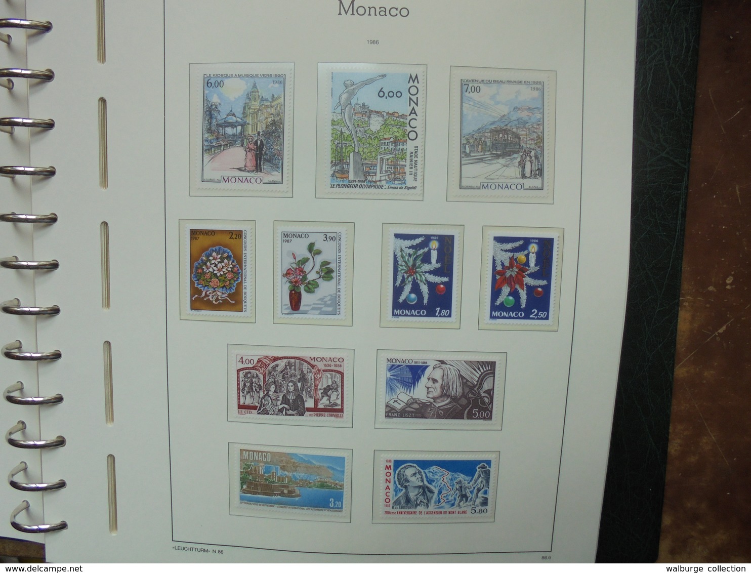 MONACO 1985-2000 NEUFS MNH** SUPERBE ALBUM "LEUCHTURM" (2482) 3 KILOS 300