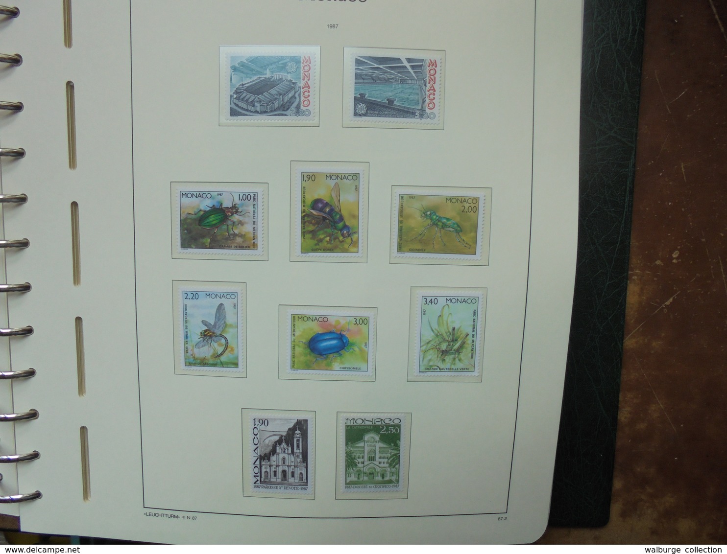 MONACO 1985-2000 NEUFS MNH** SUPERBE ALBUM "LEUCHTURM" (2482) 3 KILOS 300