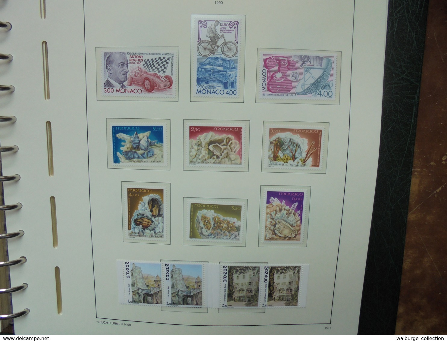 MONACO 1985-2000 NEUFS MNH** SUPERBE ALBUM "LEUCHTURM" (2482) 3 KILOS 300