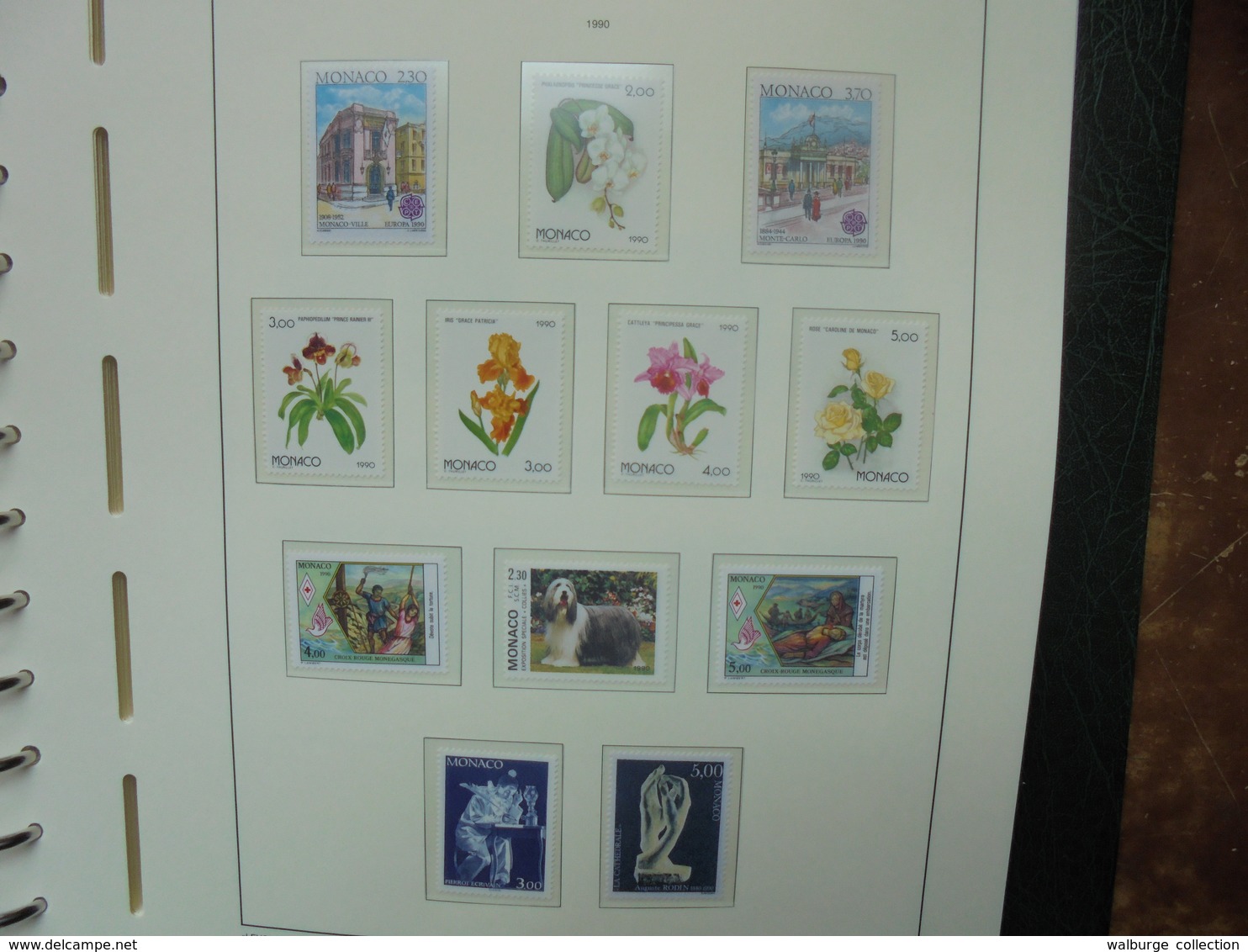 MONACO 1985-2000 NEUFS MNH** SUPERBE ALBUM "LEUCHTURM" (2482) 3 KILOS 300